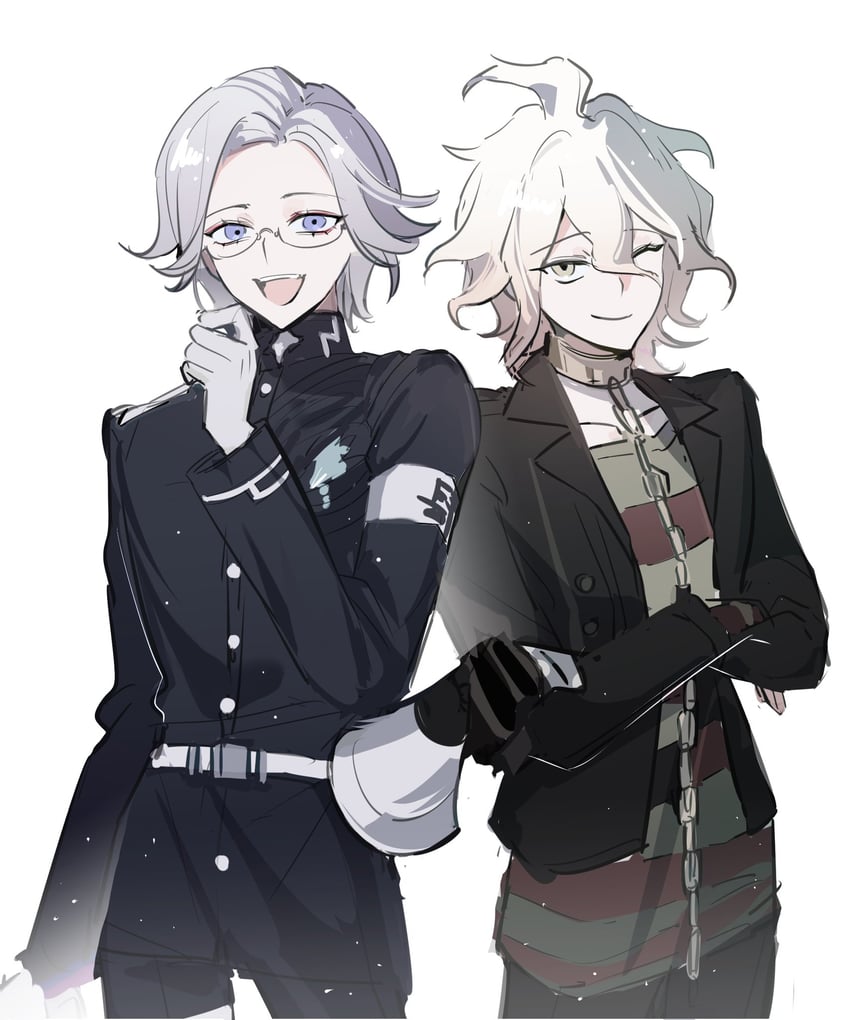 komaeda nagito, aotsuki eito, and servant (danganronpa and 2 more) drawn by tansuan_yun