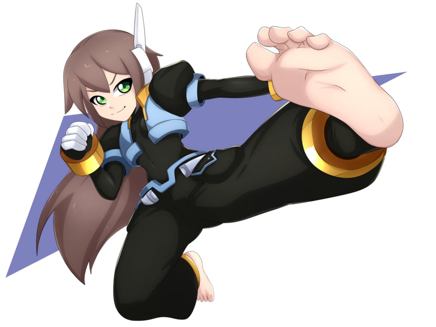 aile (mega man and 2 more) drawn by axasempai