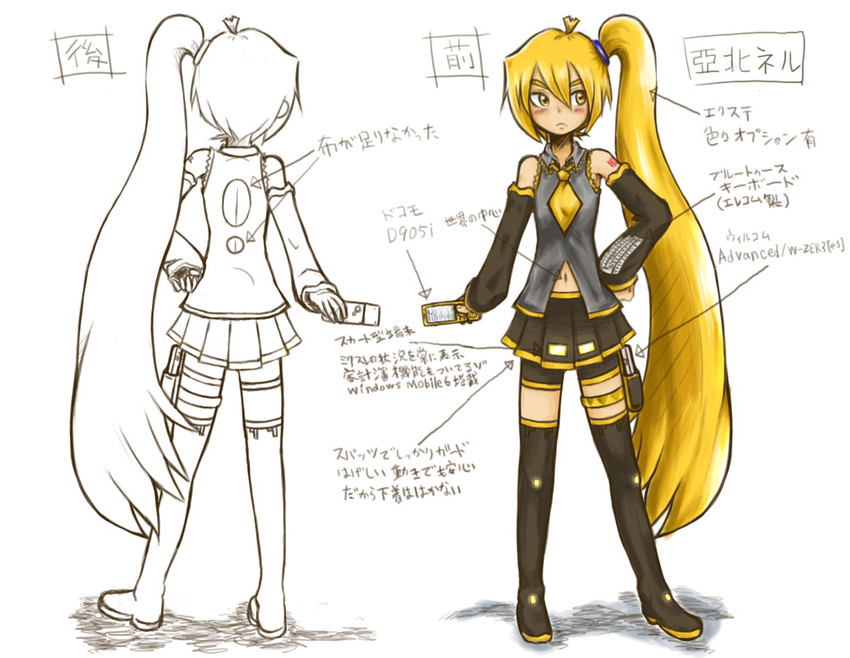 akita neru (vocaloid) drawn by smith_hioka