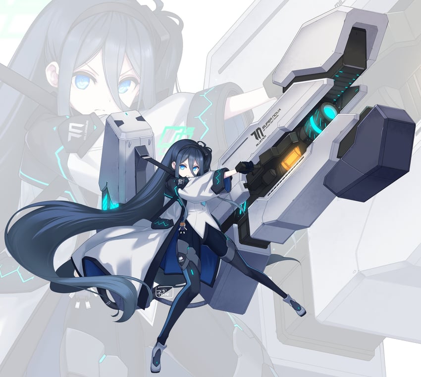 aris and kei (blue archive) drawn by hakoniwa_tsuka
