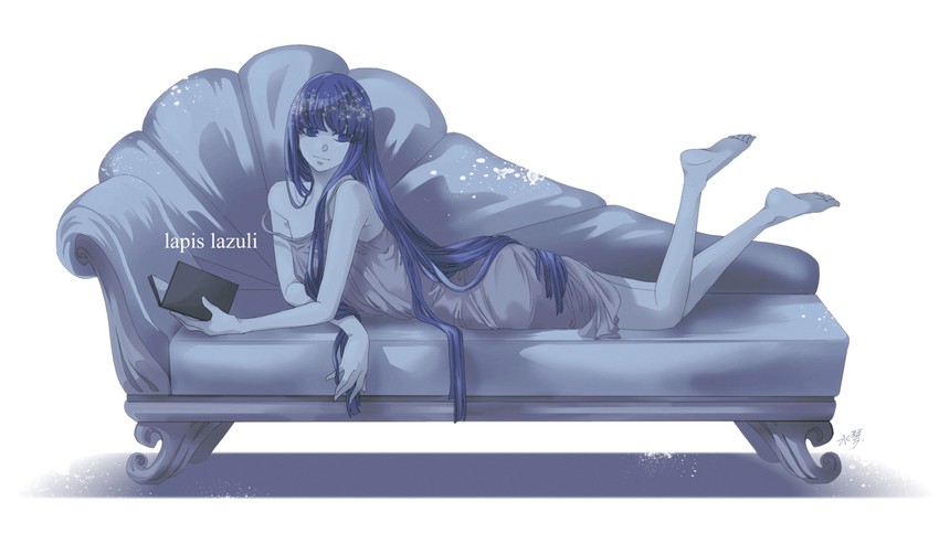 lapis lazuli (houseki no kuni) drawn by shuiqin