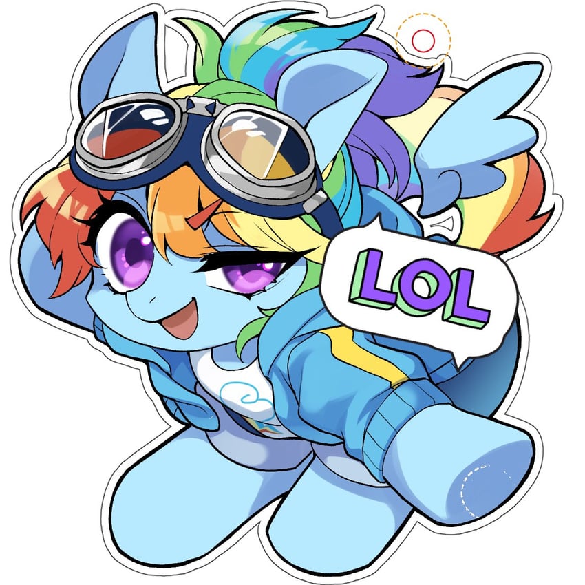 rainbow dash (my little pony and 2 more) drawn by zakro