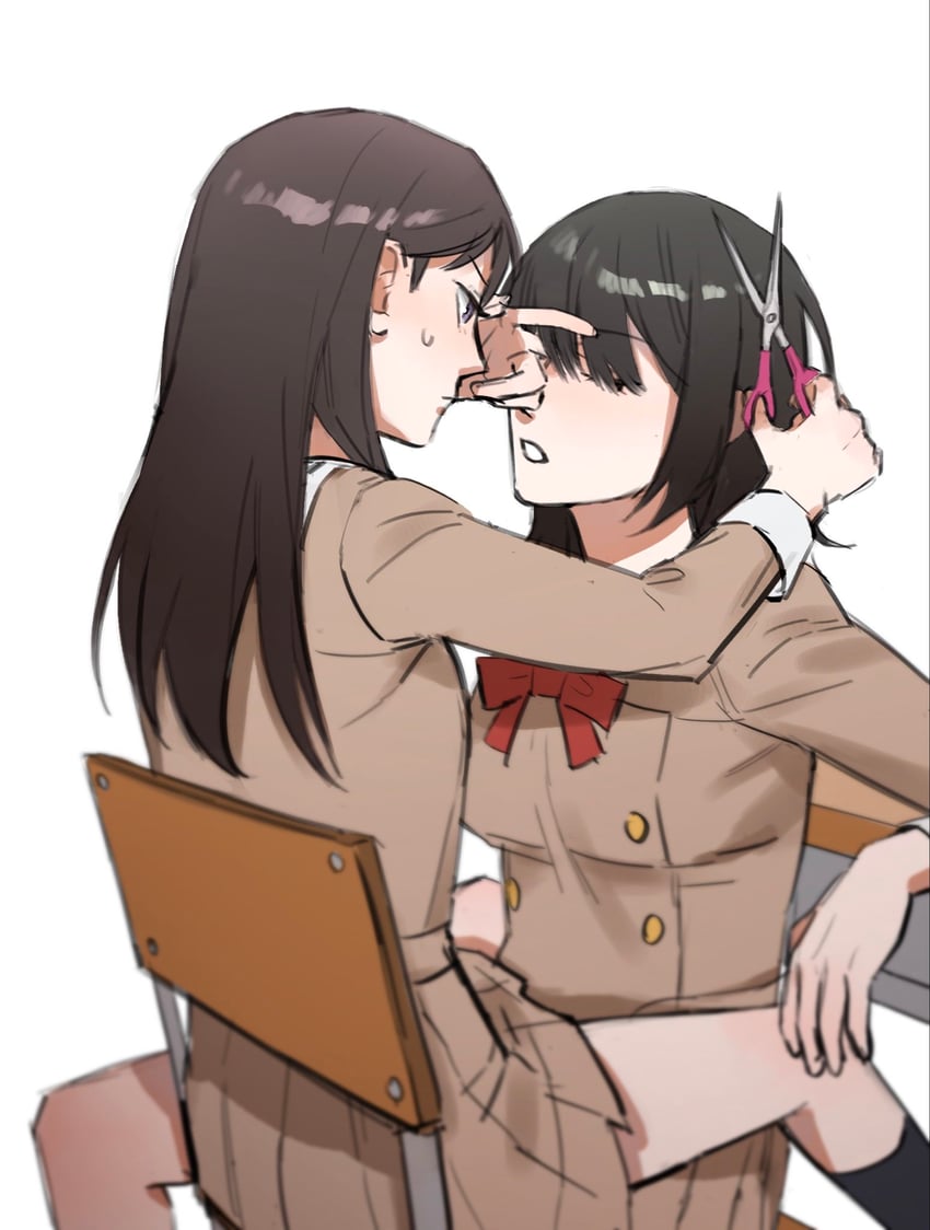 shiina taki and yahata umiri (bang dream! and 1 more) drawn by nohee07