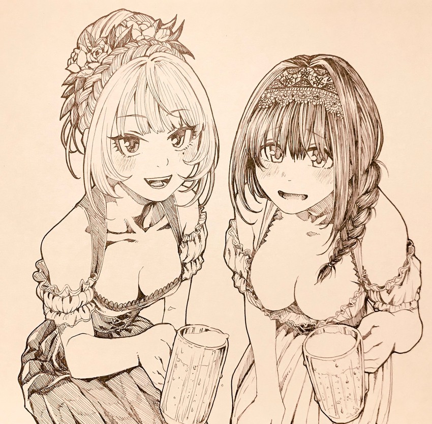 takagaki kaede and sagisawa fumika (idolmaster and 1 more) drawn by haioku_colonel