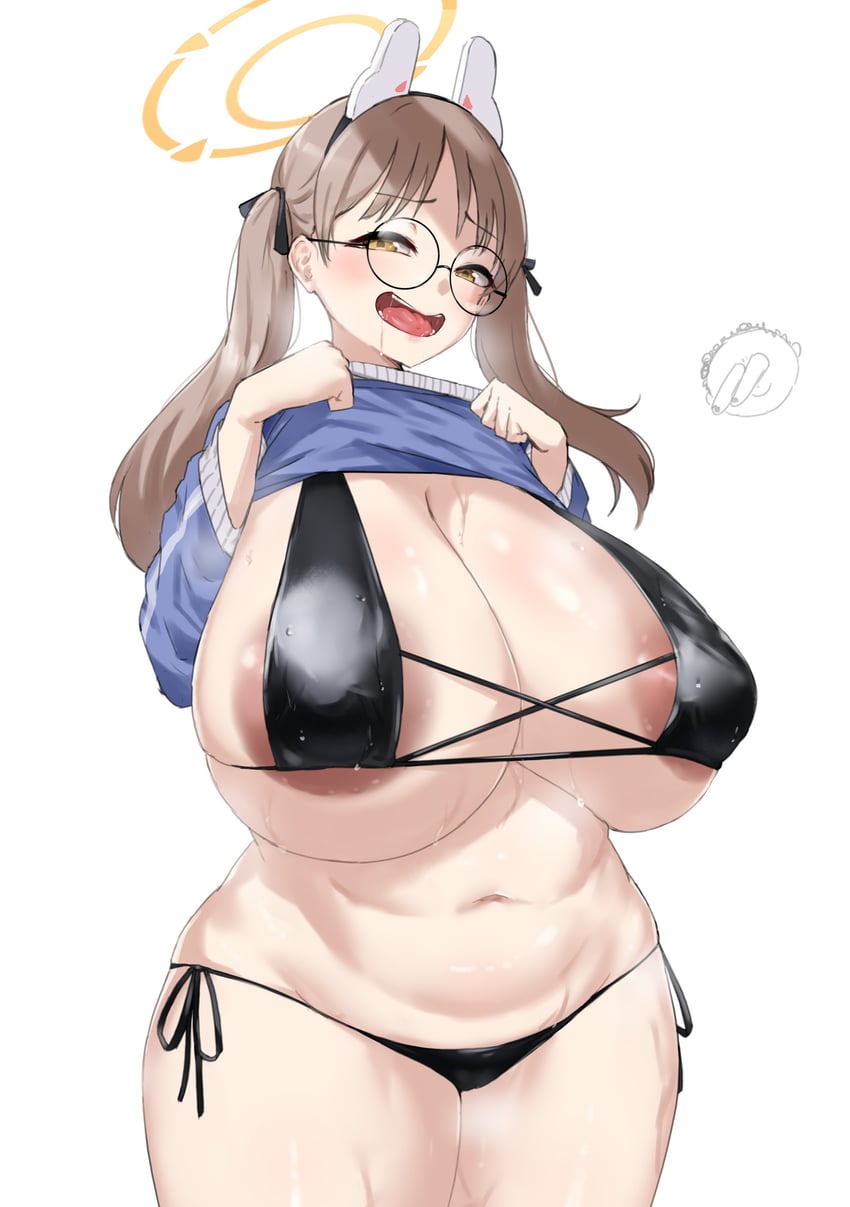 sensei, doodle sensei, and moe (blue archive) drawn by noe_(ppppriver)