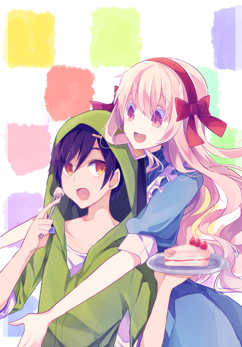 kozakura marry and seto kousuke (kagerou project) drawn by nyowaa417