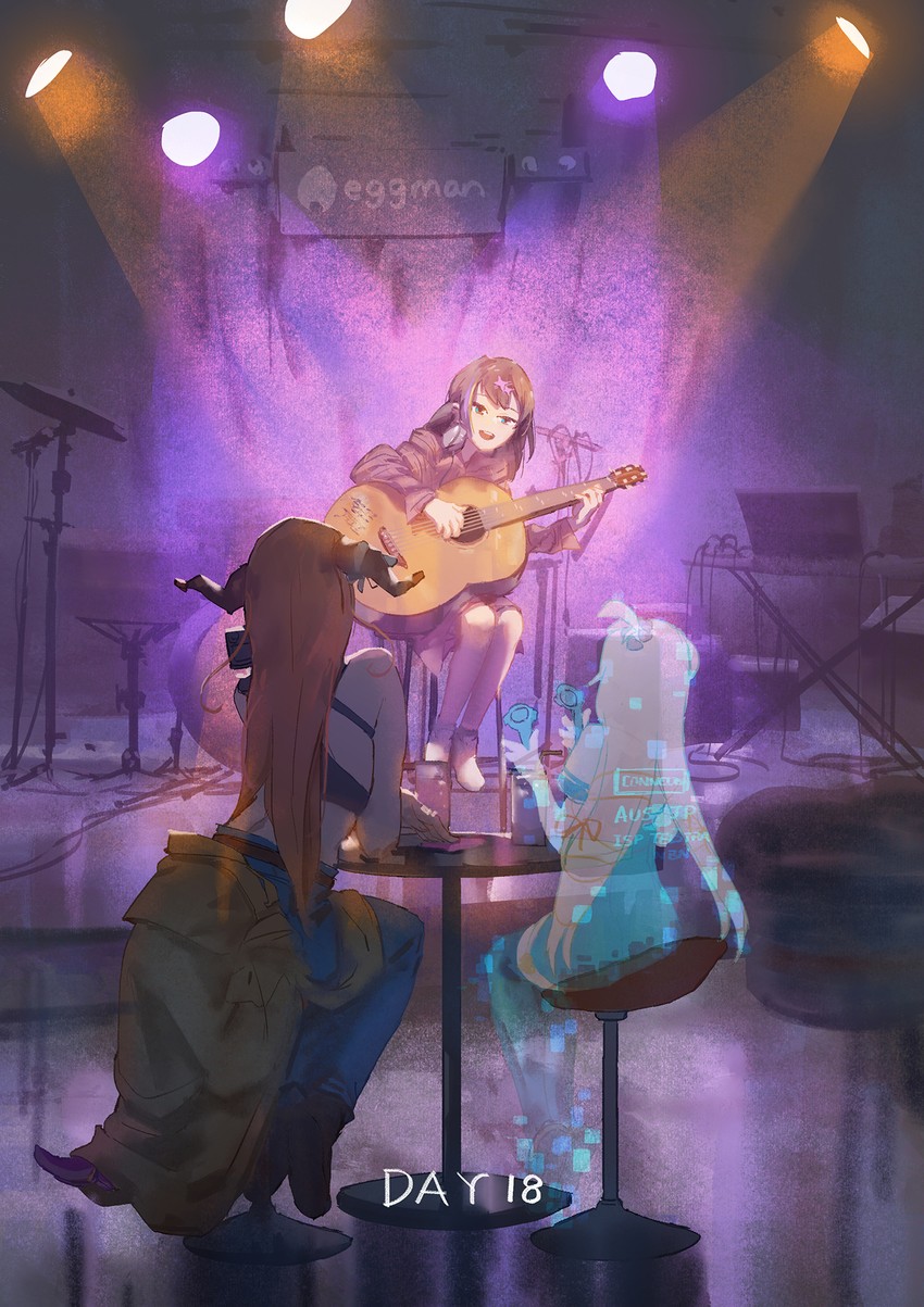 kiryu coco, akai haato, and mano aloe (hololive) drawn by ye_fan
