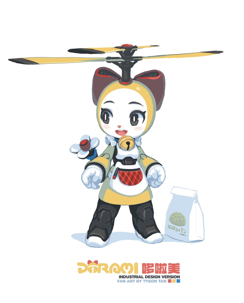 dorami (doraemon) drawn by tyson_tan