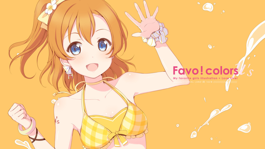 kosaka honoka (love live! and 1 more) drawn by 6u_(eternal_land)