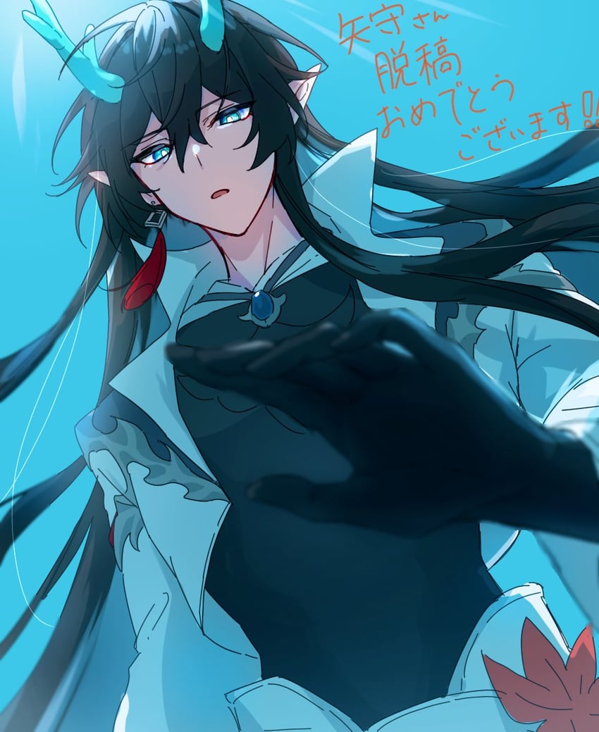 dan heng and dan feng (honkai and 1 more) drawn by rin010mnyfzr