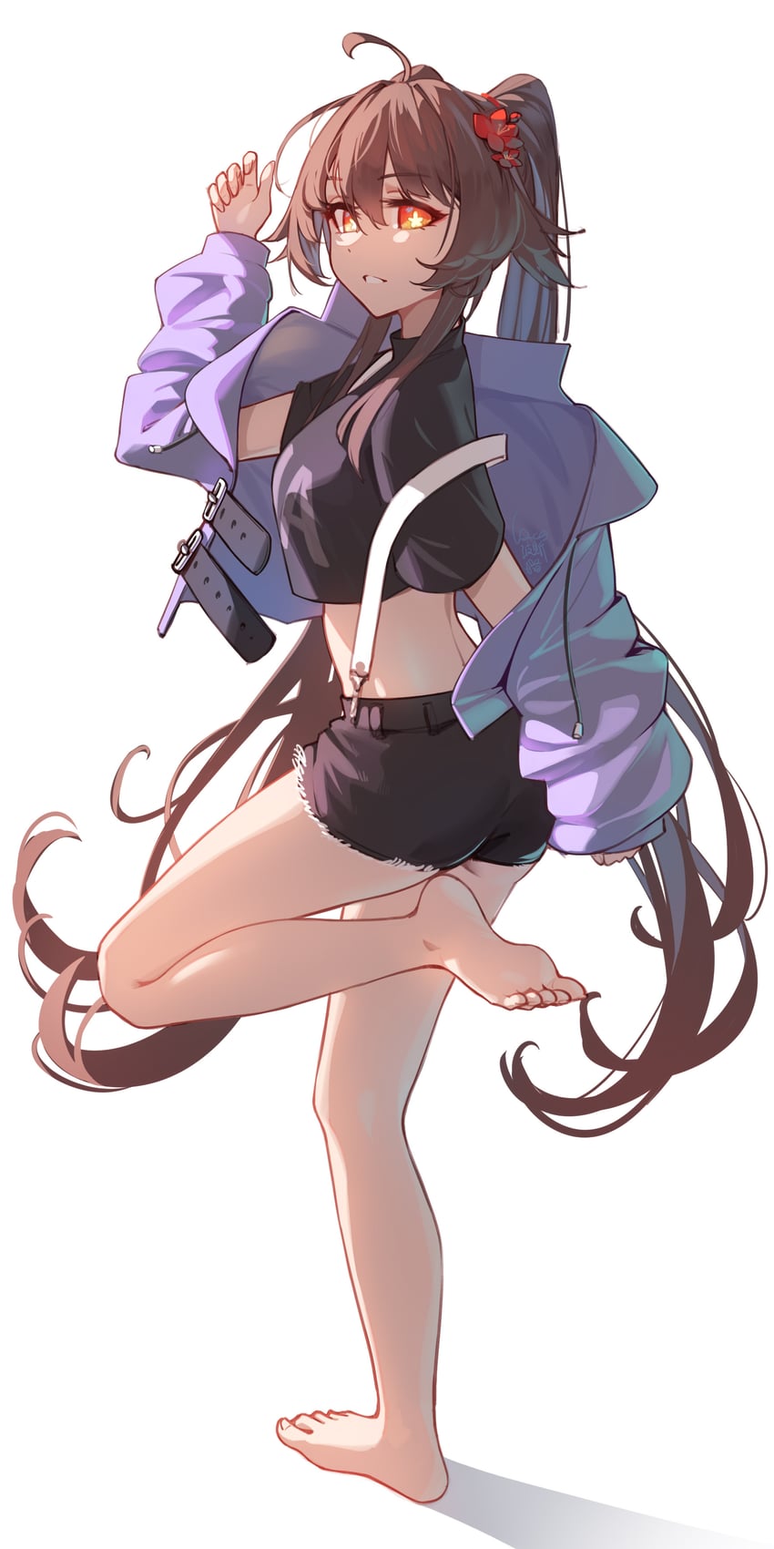 hu tao (genshin impact) drawn by cqc_no_hashi_neko