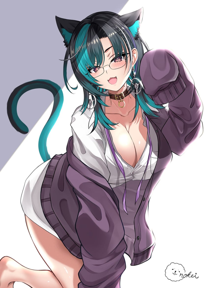 nekomata okayu and rindo chihaya (hololive and 1 more) drawn by inokeiwd