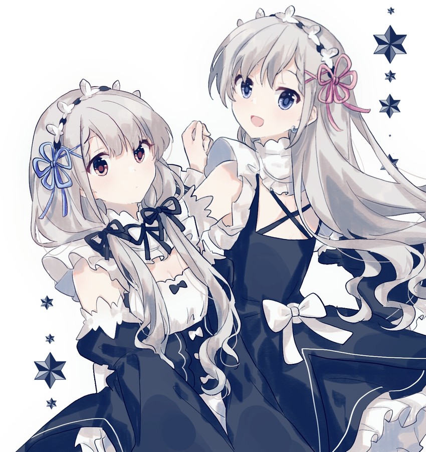rem, ram, hisakawa hayate, and hisakawa nagi (idolmaster and 3 more) drawn by migolu