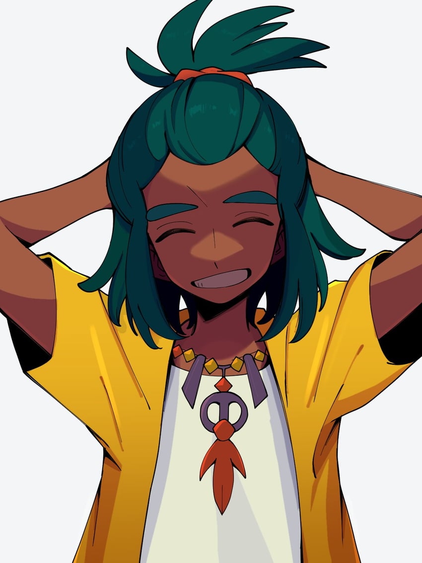 hau (pokemon and 1 more) drawn by nam_(namart76)