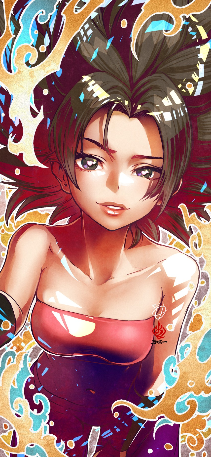 caulifla (dragon ball and 1 more) drawn by kanchiyo