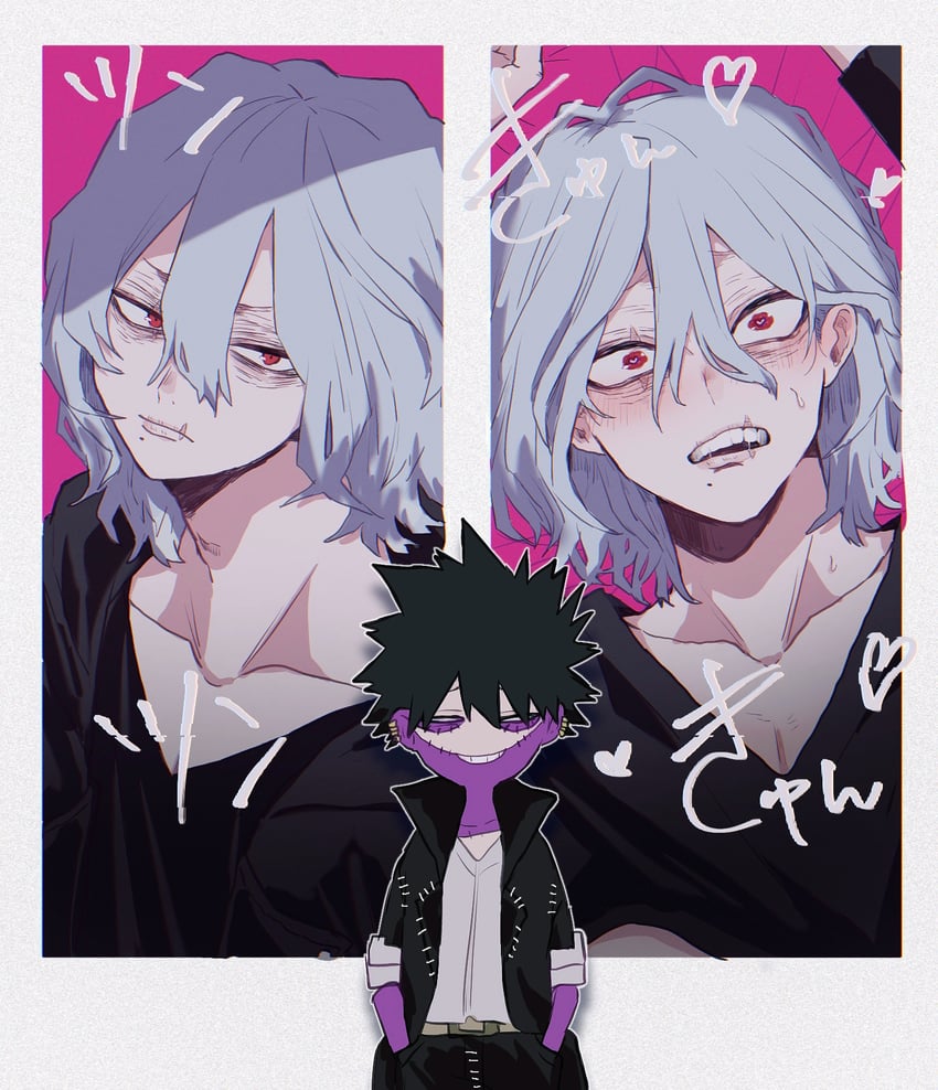dabi and shigaraki tomura (boku no hero academia) drawn by ametaro_(ixxxzu)