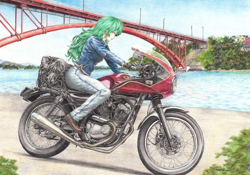 kochiya sanae (touhou and 1 more) drawn by red_pond