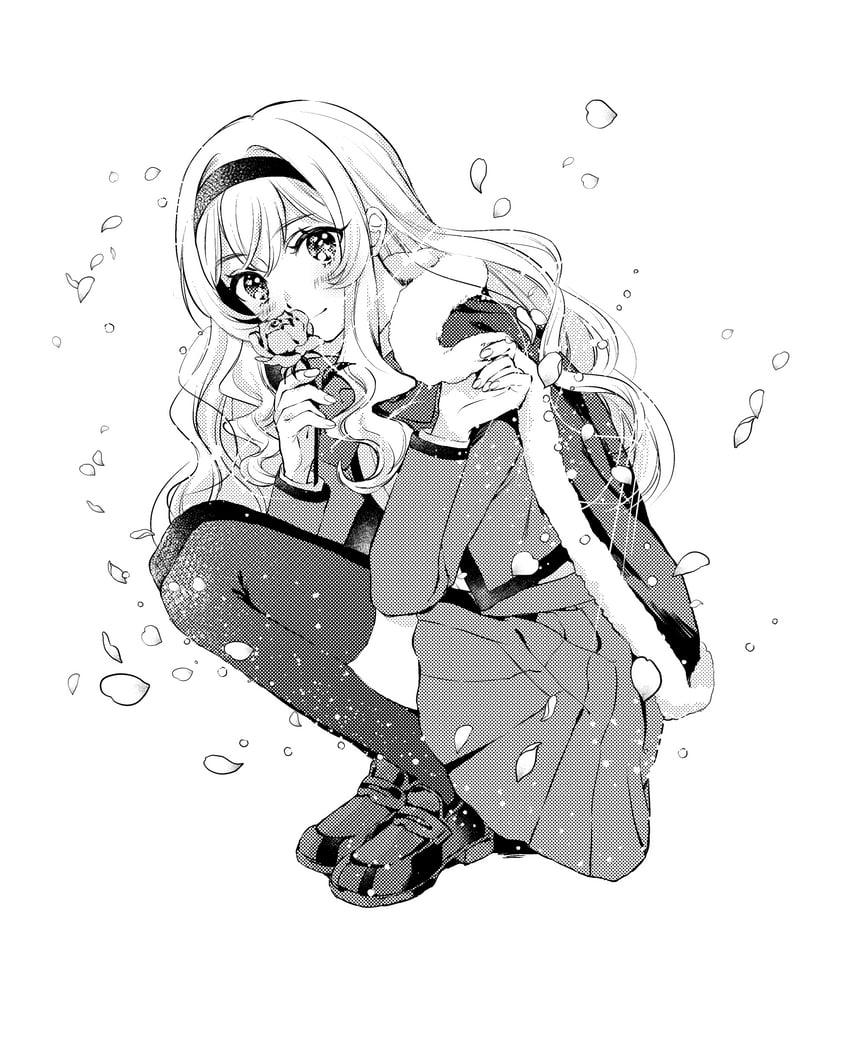 saijou claudine (shoujo kageki revue starlight) drawn by haruhana_aya