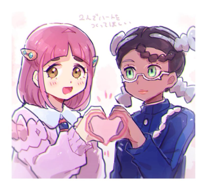 lacey and amarys (pokemon and 1 more) drawn by chiimako