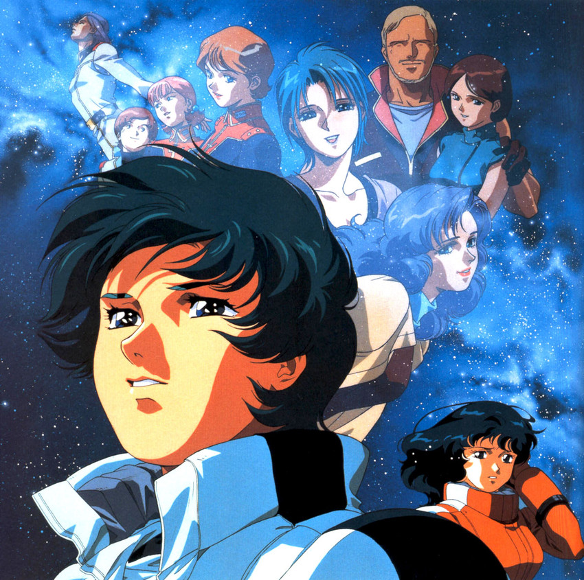 kamille bidan, fa yuiry, four murasame, emma sheen, paptimus scirocco, and 5 more (gundam and 1 more) drawn by kitazume_hiroyuki