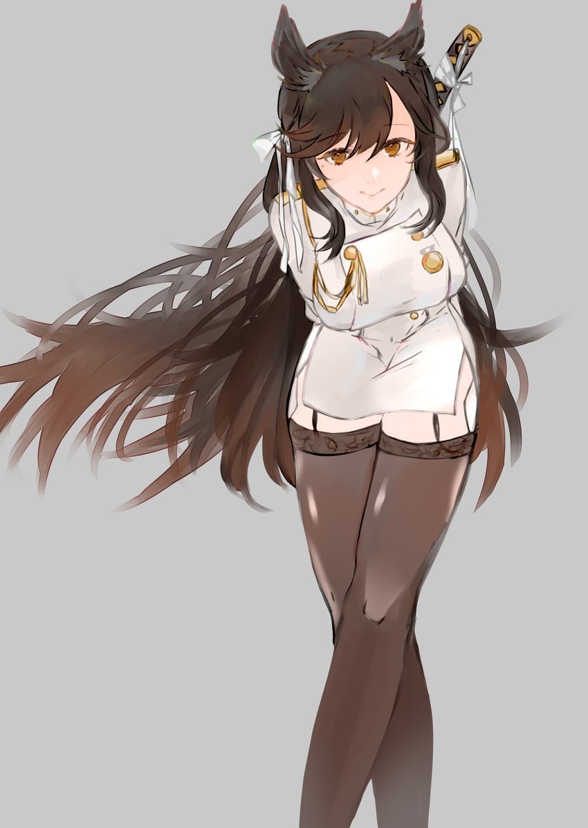 atago (azur lane) drawn by okayu_(papiko1111)
