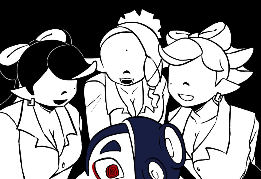 callie, marie, shiver, and frye (splatoon and 1 more) drawn by boffix