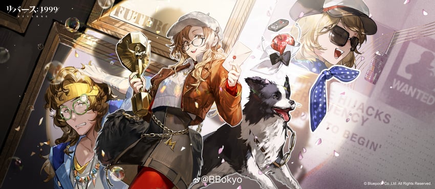 regulus, apple, melania, pickles, ms. acey, and 1 more (reverse:1999) drawn by bokyo