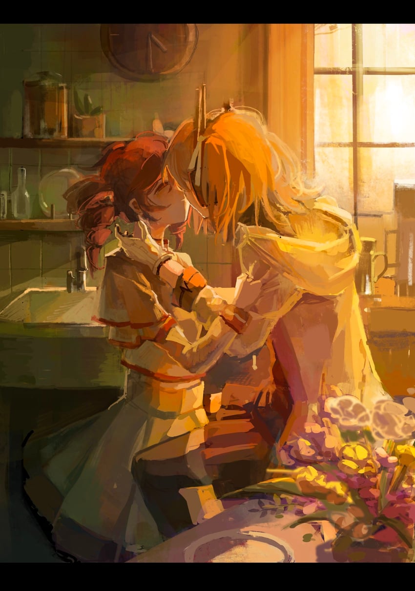 kasane teto and adachi rei (utau and 2 more) drawn by mao206327
