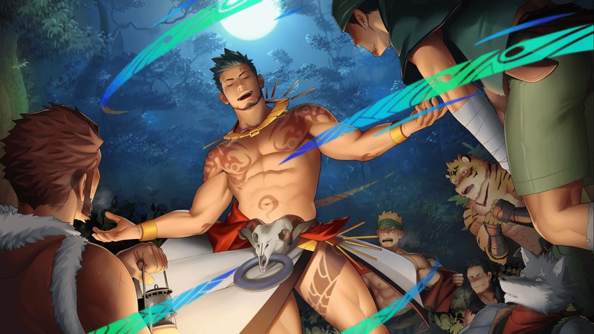 priapus a. tarou (gyee and 1 more) drawn by itto_(mentaiko)