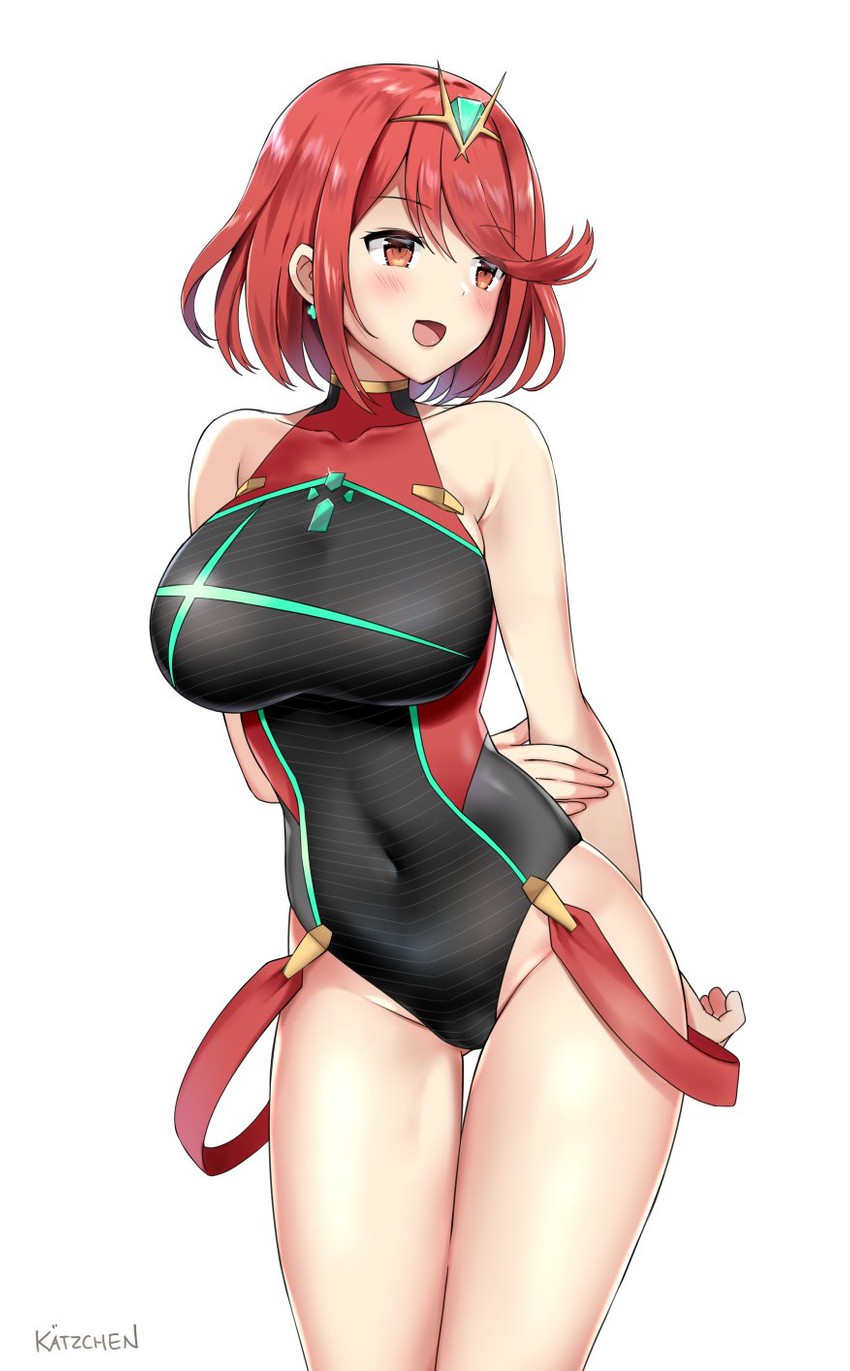 pyra (xenoblade chronicles and 1 more) drawn by kaetzchen