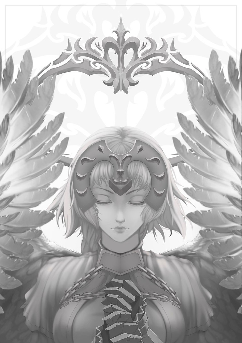 jeanne d'arc (fate and 2 more) drawn by oakproud