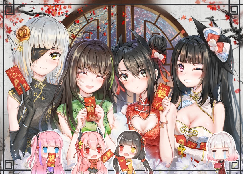 m4a1, m4 sopmod ii, st ar-15, ro635, agent, and 3 more (girls' frontline) drawn by azuniazzz