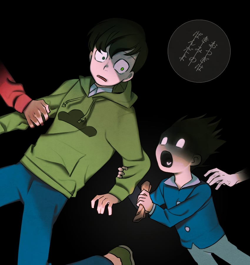 matsuno osomatsu and matsuno choromatsu (osomatsu and 2 more) drawn by penguin_haro