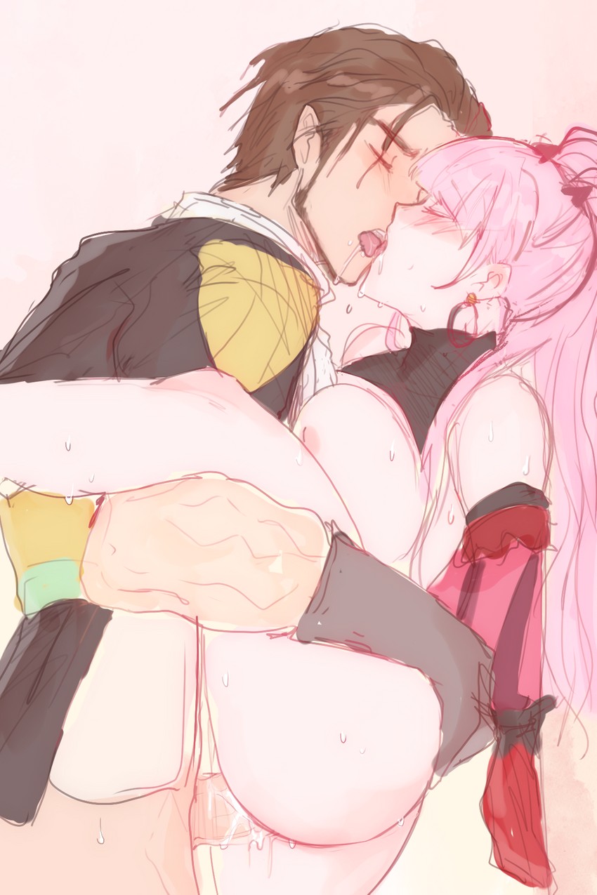 hilda valentine goneril and claude von riegan (fire emblem and 1 more) drawn by izuma_(izumamill)