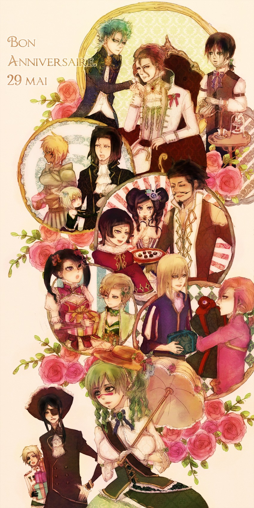 tier harribel, nelliel tu odelschwanck, grimmjow jaegerjaquez, ulquiorra cifer, aizen sousuke, and 11 more (bleach) drawn by nyro
