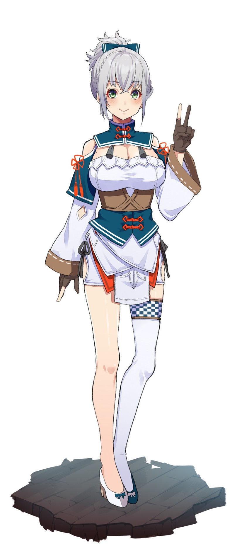 shirogane noel and shiranui flare (hololive) drawn by mikan_(chipstar182)