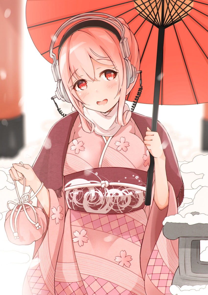 super sonico (nitroplus) drawn by arykei