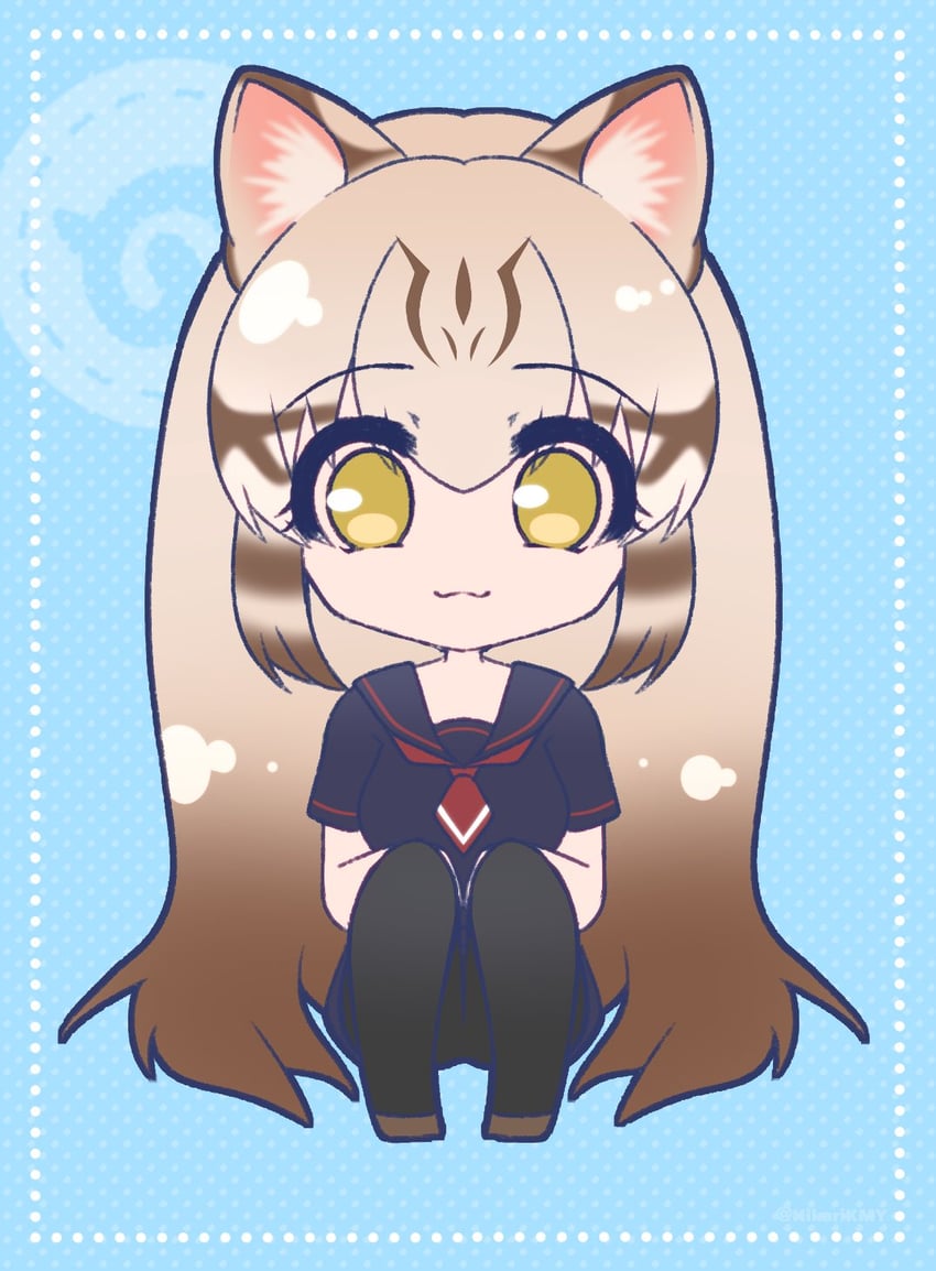 geoffroy's cat (kemono friends and 1 more) drawn by hikarikmy