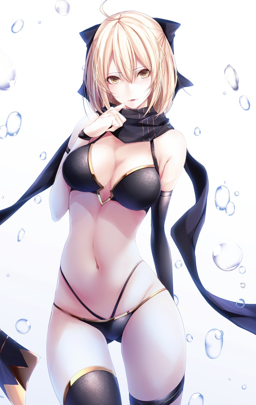 okita souji and okita j. souji (fate and 1 more) drawn by yoaferia