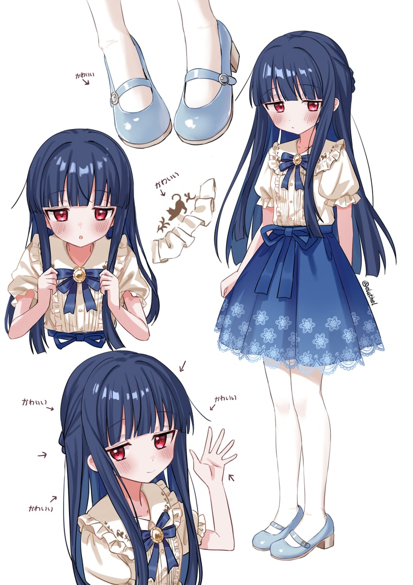 sajo yukimi (idolmaster and 1 more) drawn by eluthel