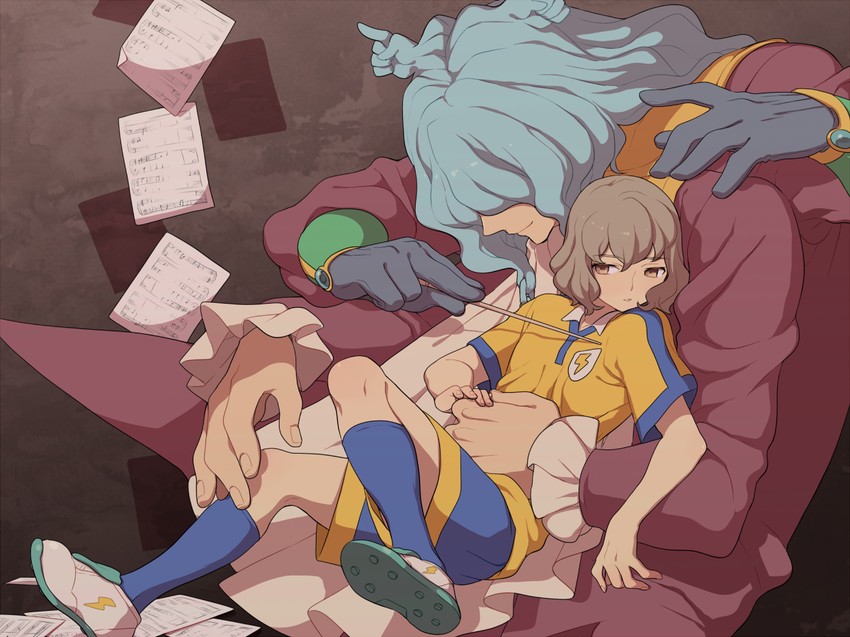 shindou takuto and sousha maestro (inazuma eleven and 1 more) drawn by kudou_akira