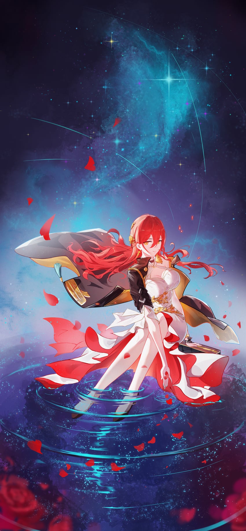 himeko (honkai and 1 more) drawn by ermu_(enmmm)