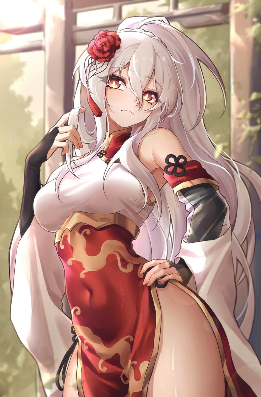 goddess akane (indie virtual youtuber) drawn by elvera