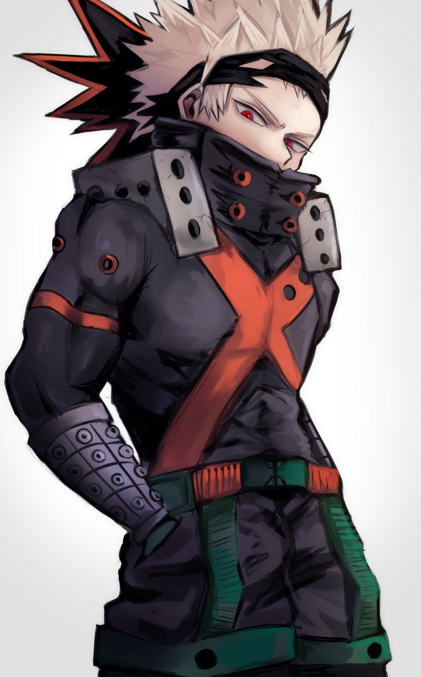 bakugou katsuki (boku no hero academia) drawn by hyakki_non
