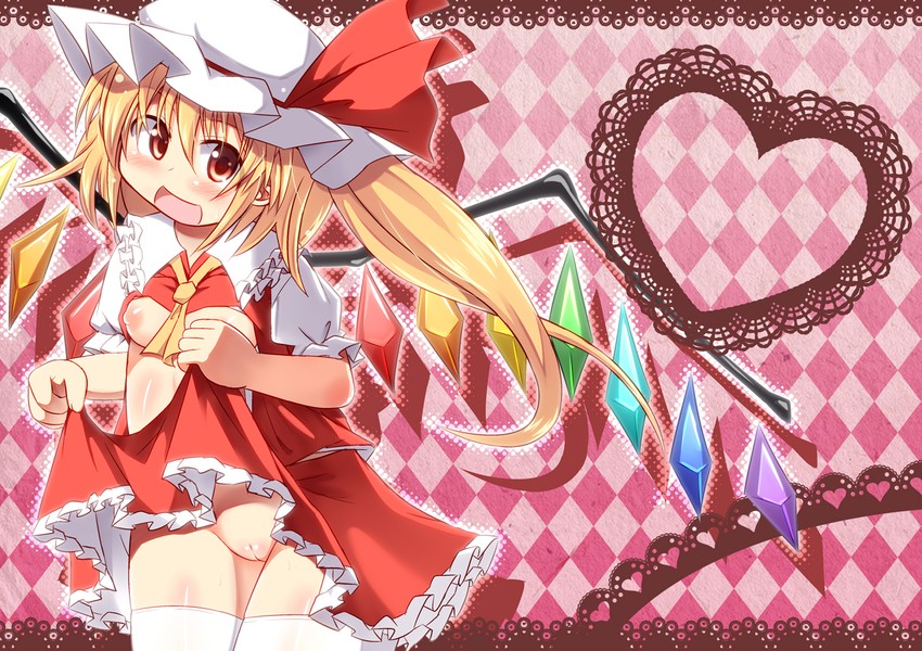 flandre scarlet (touhou) drawn by koizumi_hitsuji
