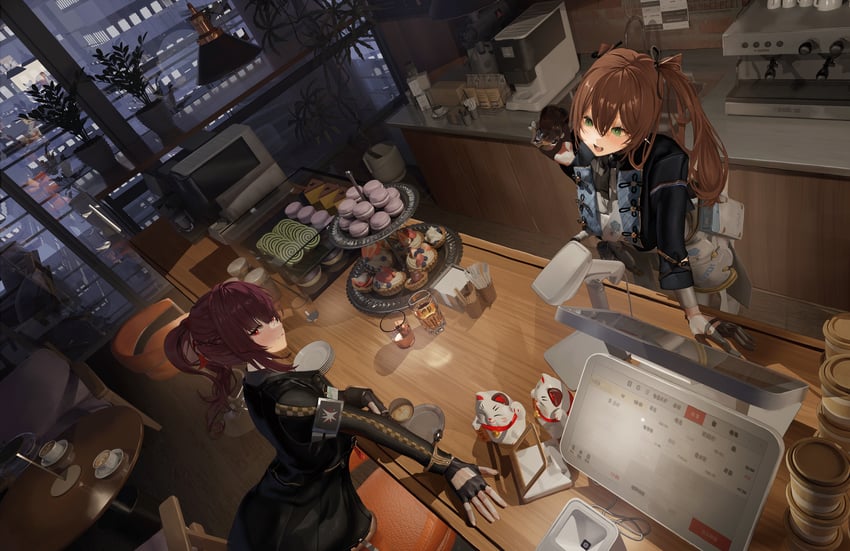 wa2000, springfield, and makiatto (girls' frontline and 1 more) drawn by kuwotsun
