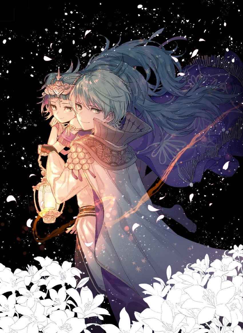 sothis and male byleth (fire emblem and 1 more) drawn by hona_fe
