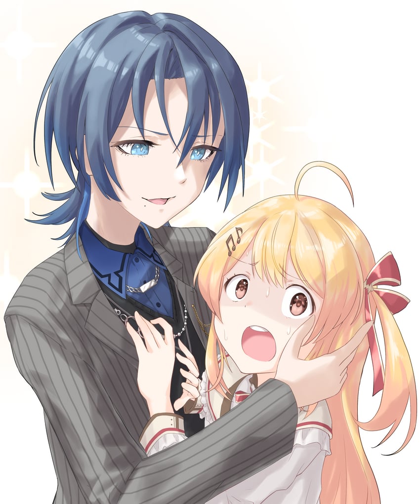 hiodoshi ao and otonose kanade (hololive and 1 more) drawn by takino_(taji_tlstd)