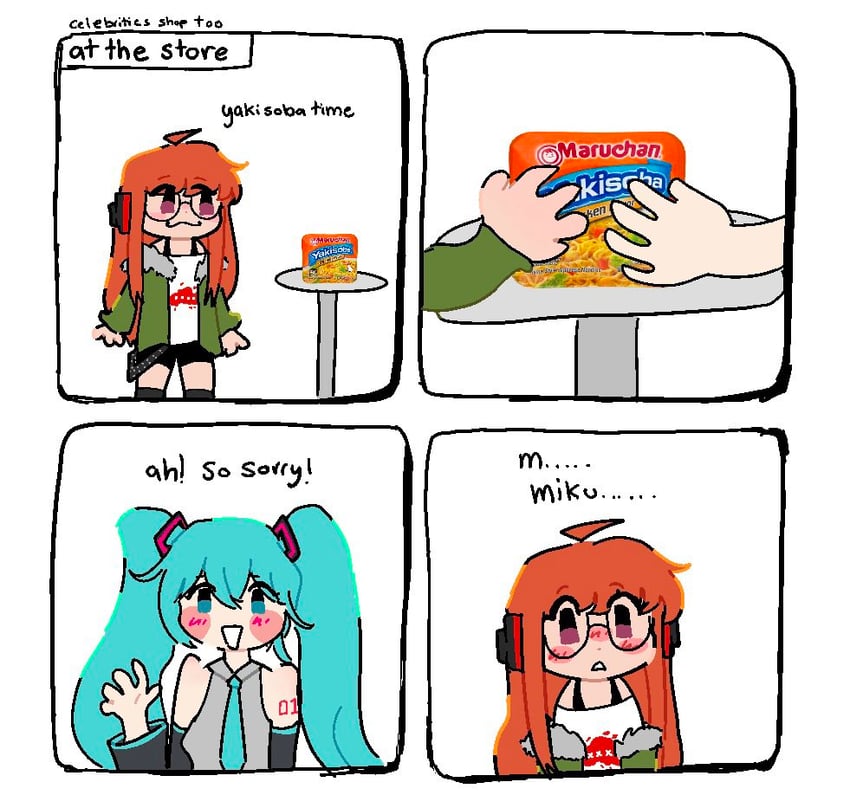 hatsune miku and sakura futaba (vocaloid and 4 more) drawn by futabadoodles