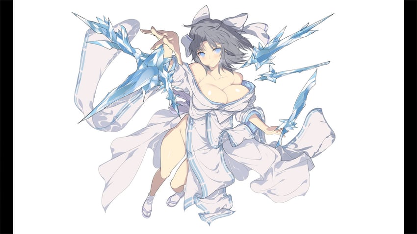 yumi (senran kagura and 2 more) drawn by yaegashi_nan
